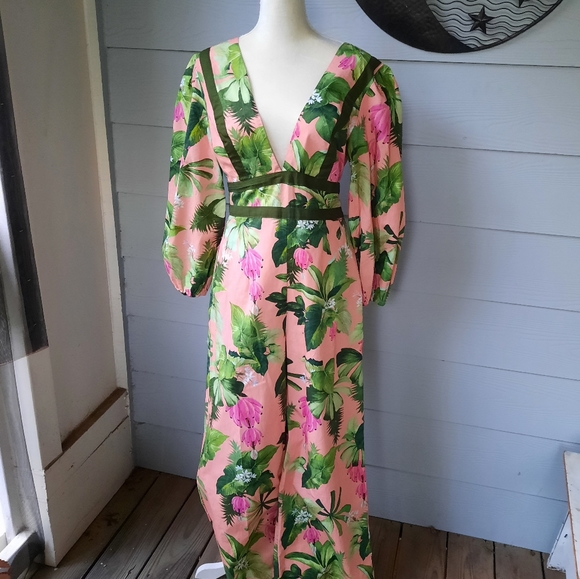 Farm Rio Deep V Jumpsuit - Picture 3 of 7